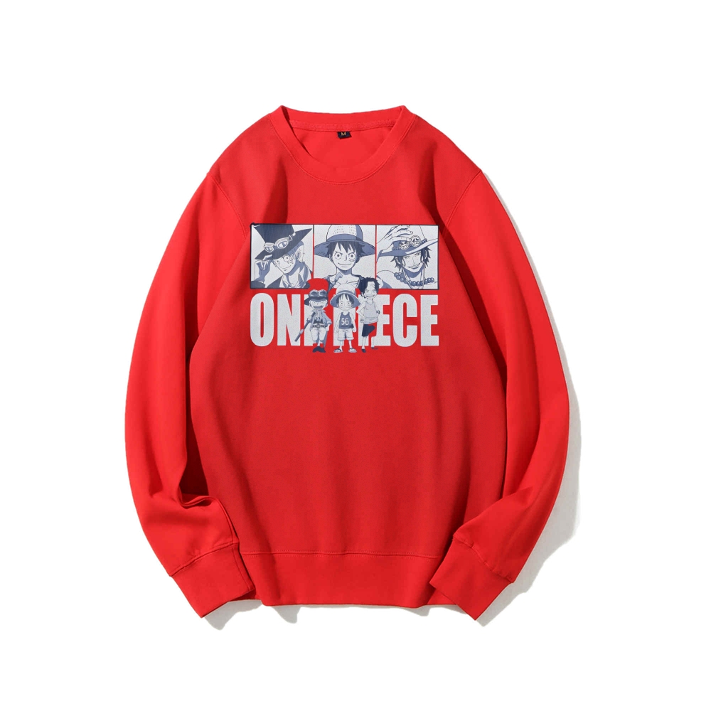 Onepiece Casual Crewneck Sweatshirt