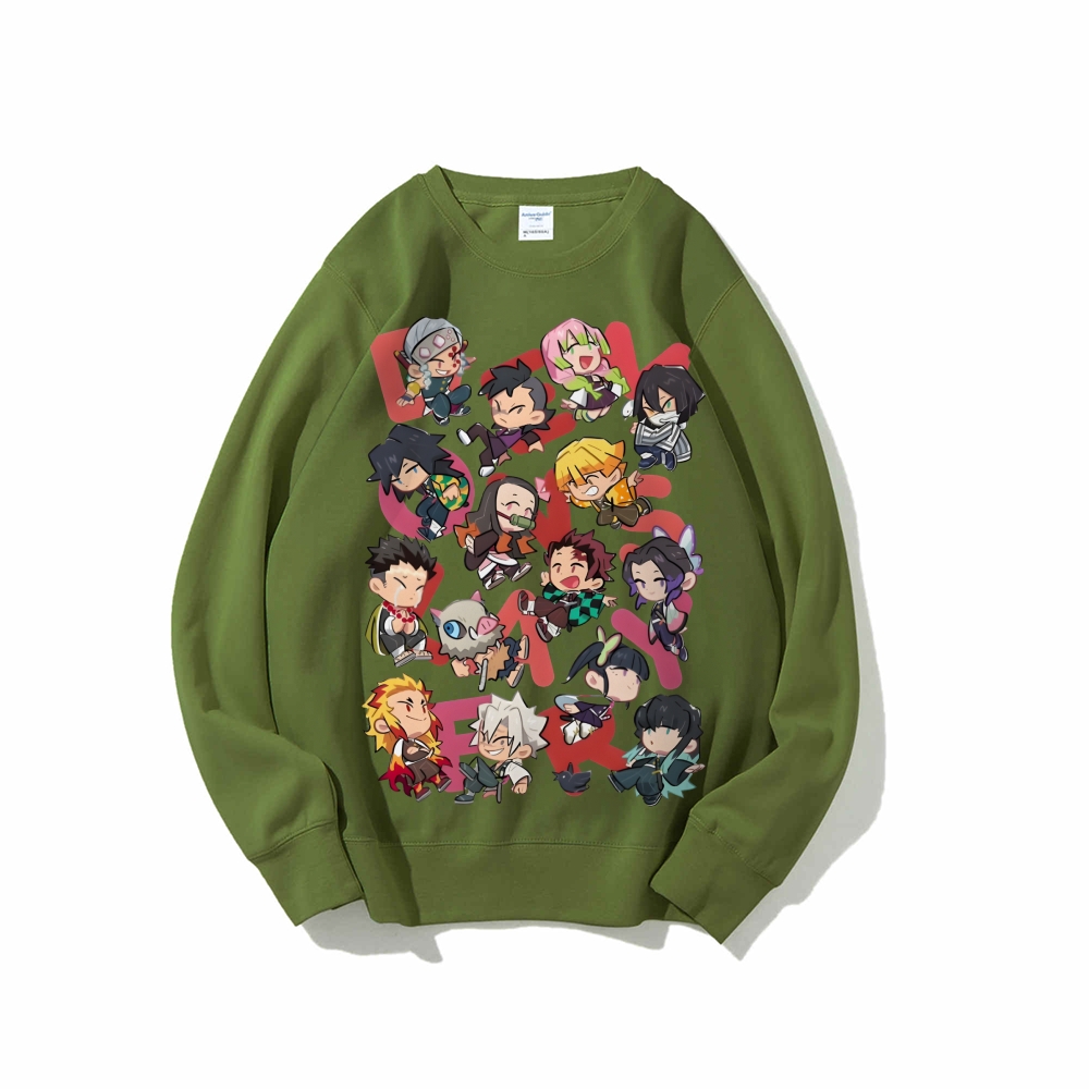 Casual Crewneck Sweatshirt|Demon Slayer: Kimetsu no Yaiba