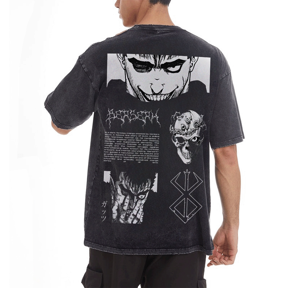 Vintage Oversized T-Shirt|berserk
