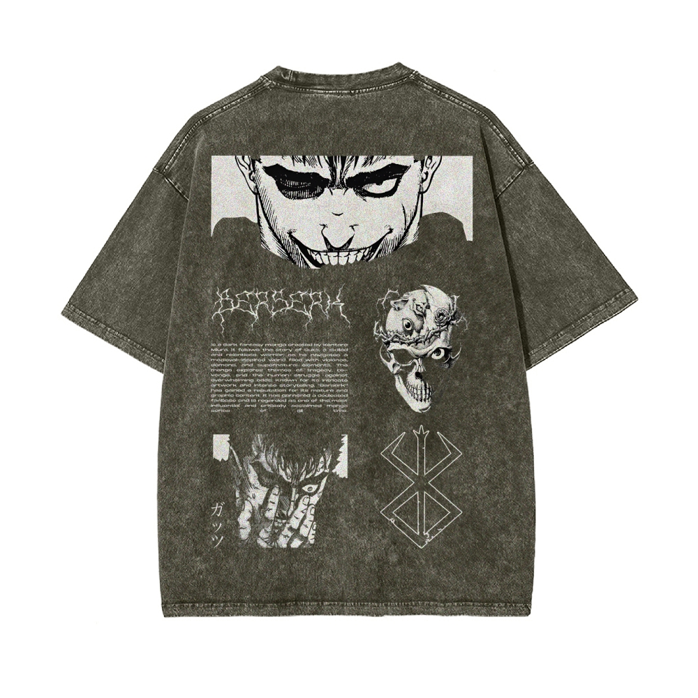Vintage Oversized T-Shirt|berserk