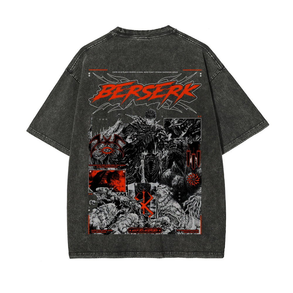 Vintage Oversized T-Shirt|Berserk