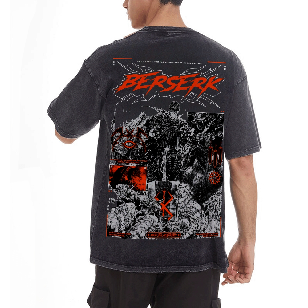 Vintage Oversized T-Shirt|Berserk