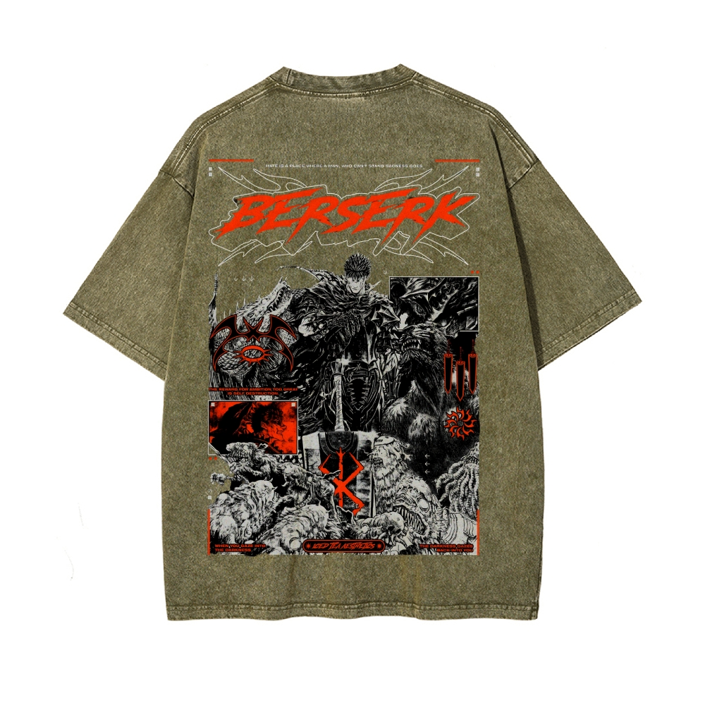Vintage Oversized T-Shirt|Berserk