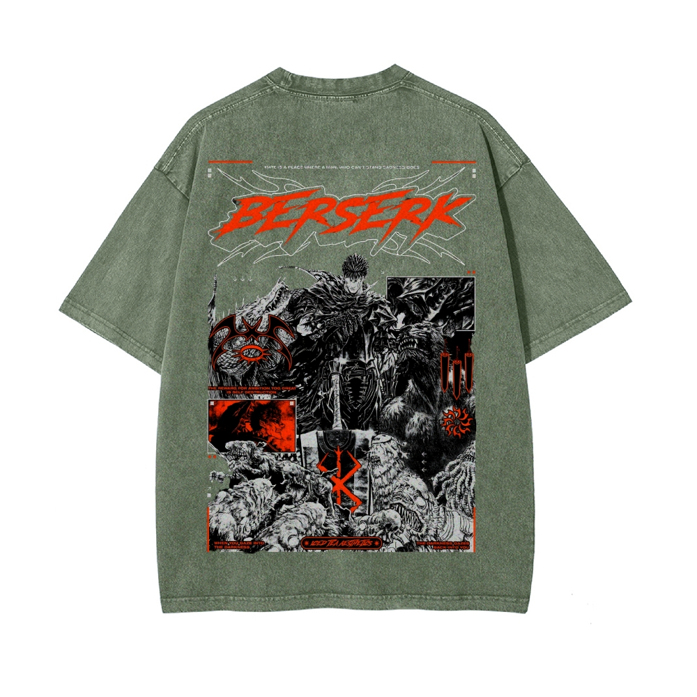Vintage Oversized T-Shirt|Berserk