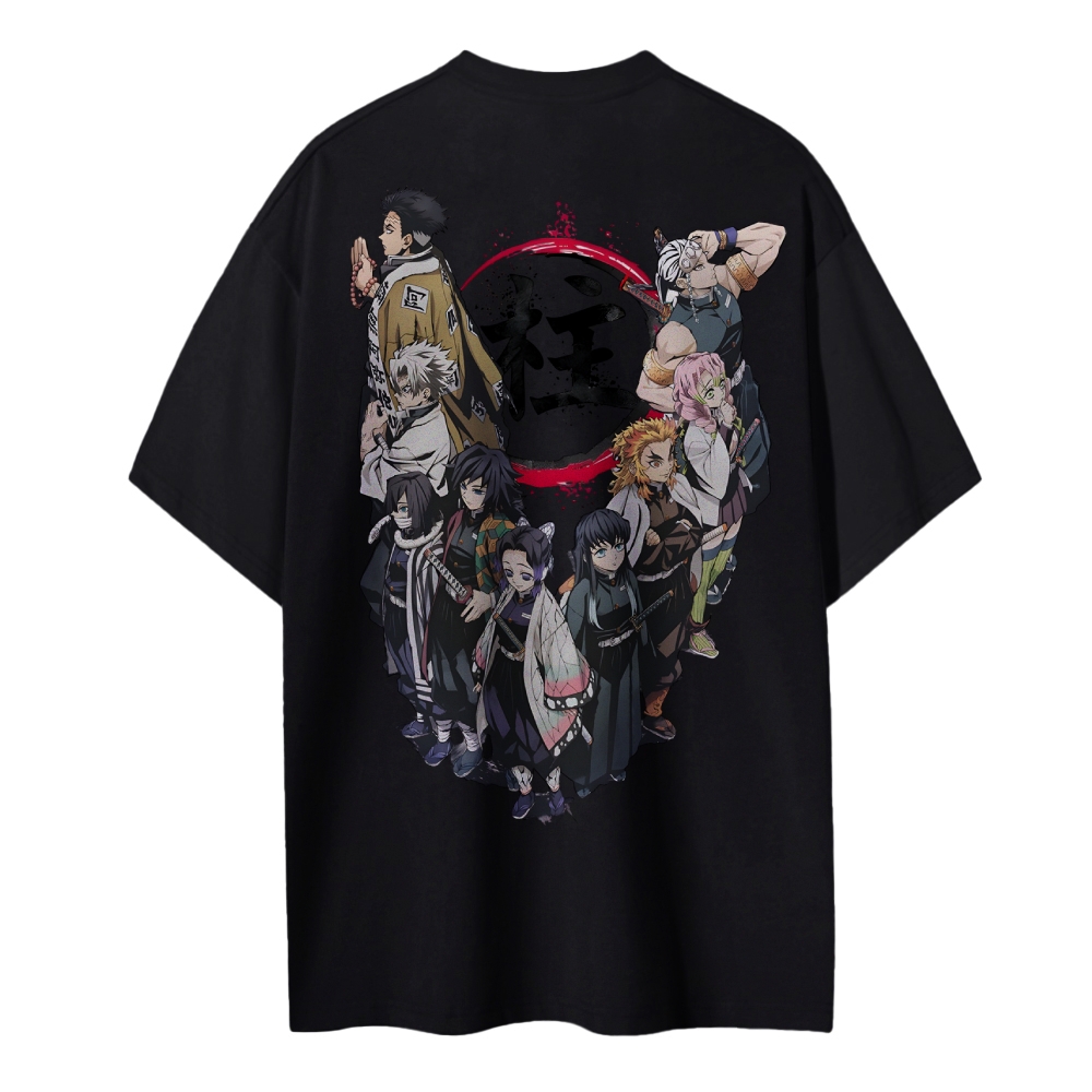 Demon Slayer Cotton Unisex Round Neck Anime T-shirt