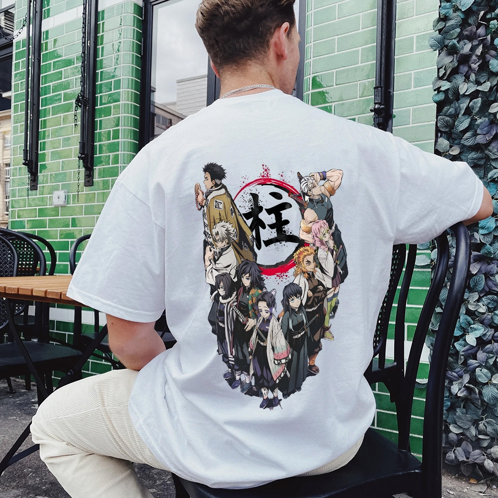 Demon Slayer Cotton Unisex Round Neck Anime T-shirt