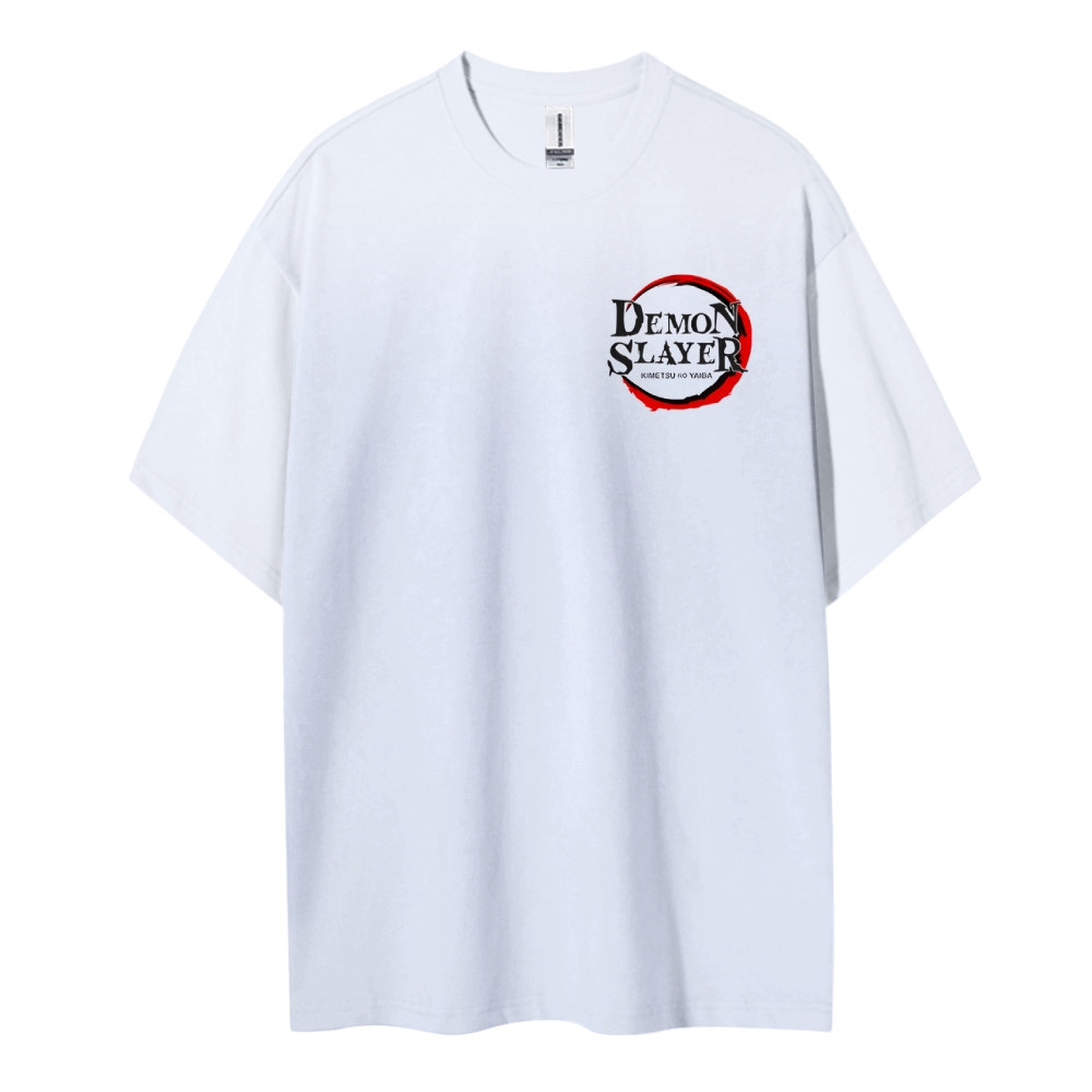 Demon Slayer Cotton Unisex Round Neck Anime T-shirt