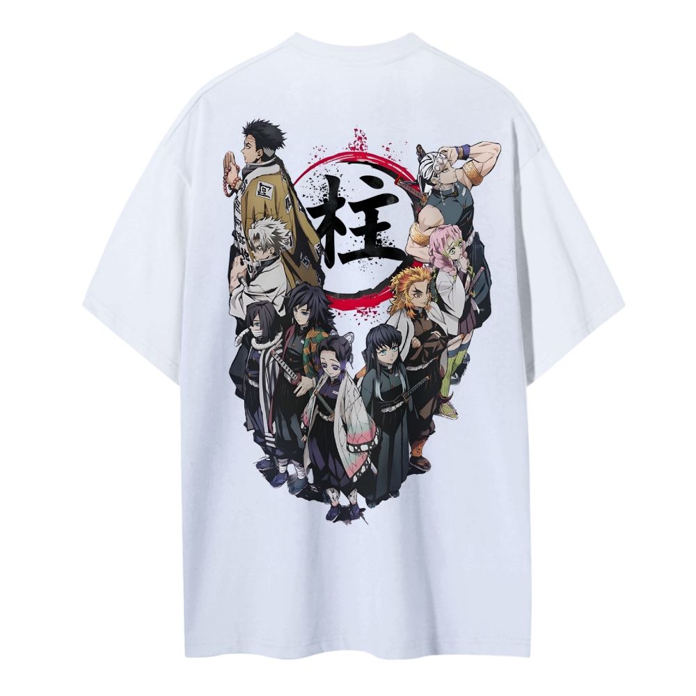 Demon Slayer Cotton Unisex Round Neck Anime T-shirt
