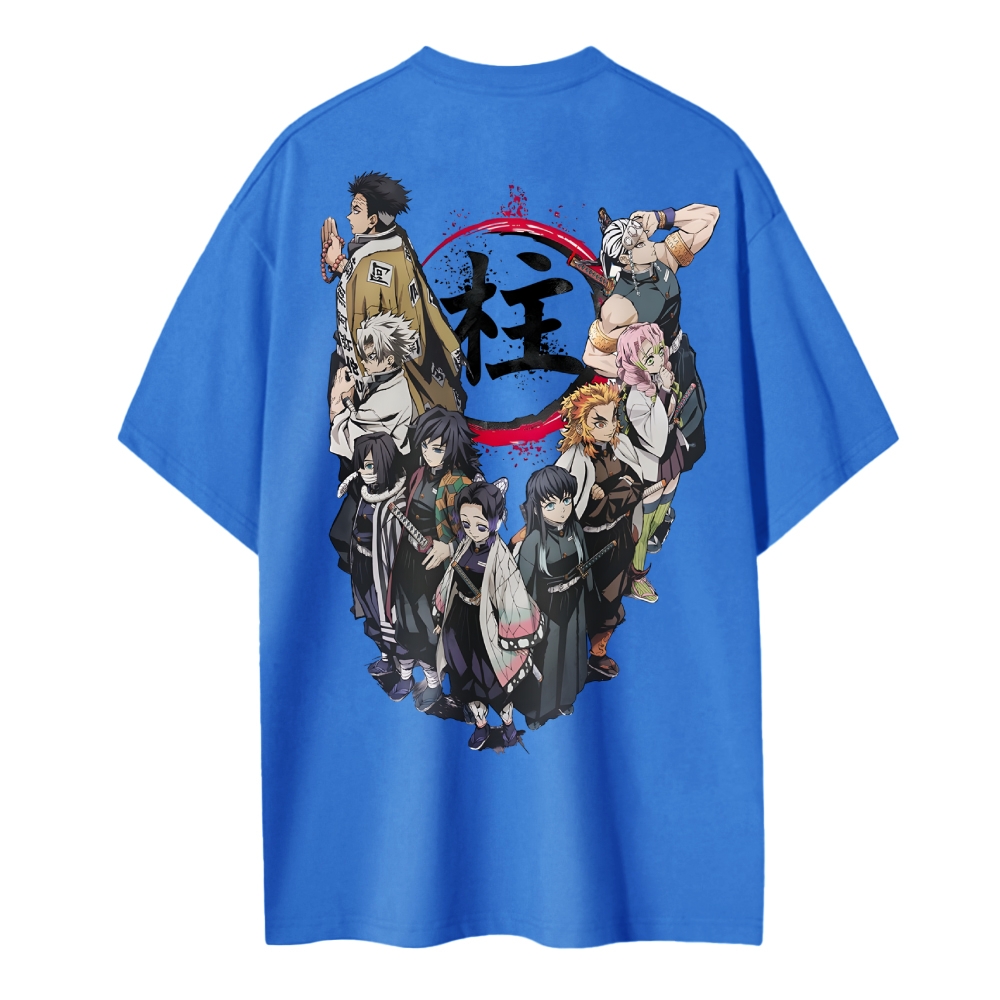 Demon Slayer Cotton Unisex Round Neck Anime T-shirt