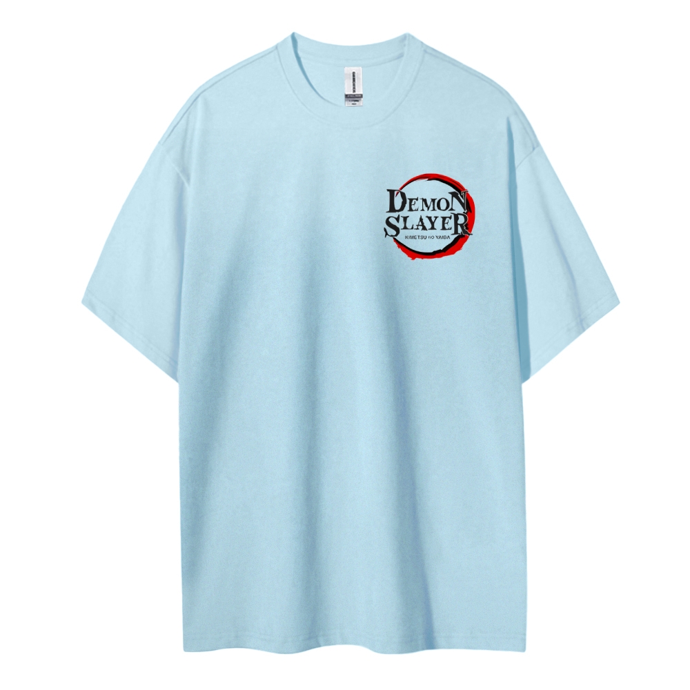 Demon Slayer Cotton Unisex Round Neck Anime T-shirt
