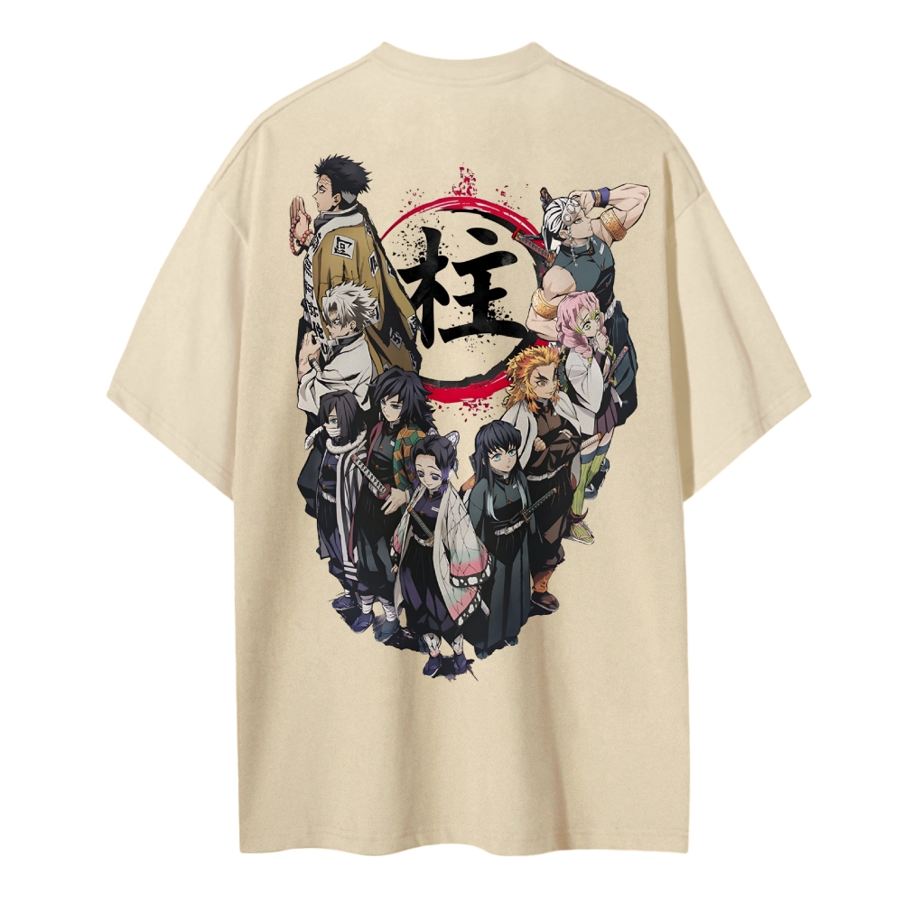 Demon Slayer Cotton Unisex Round Neck Anime T-shirt