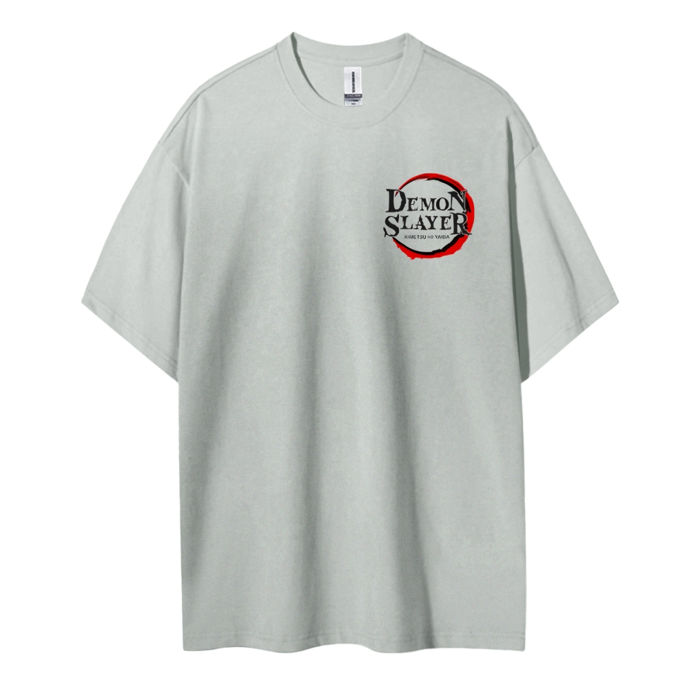Demon Slayer Cotton Unisex Round Neck Anime T-shirt
