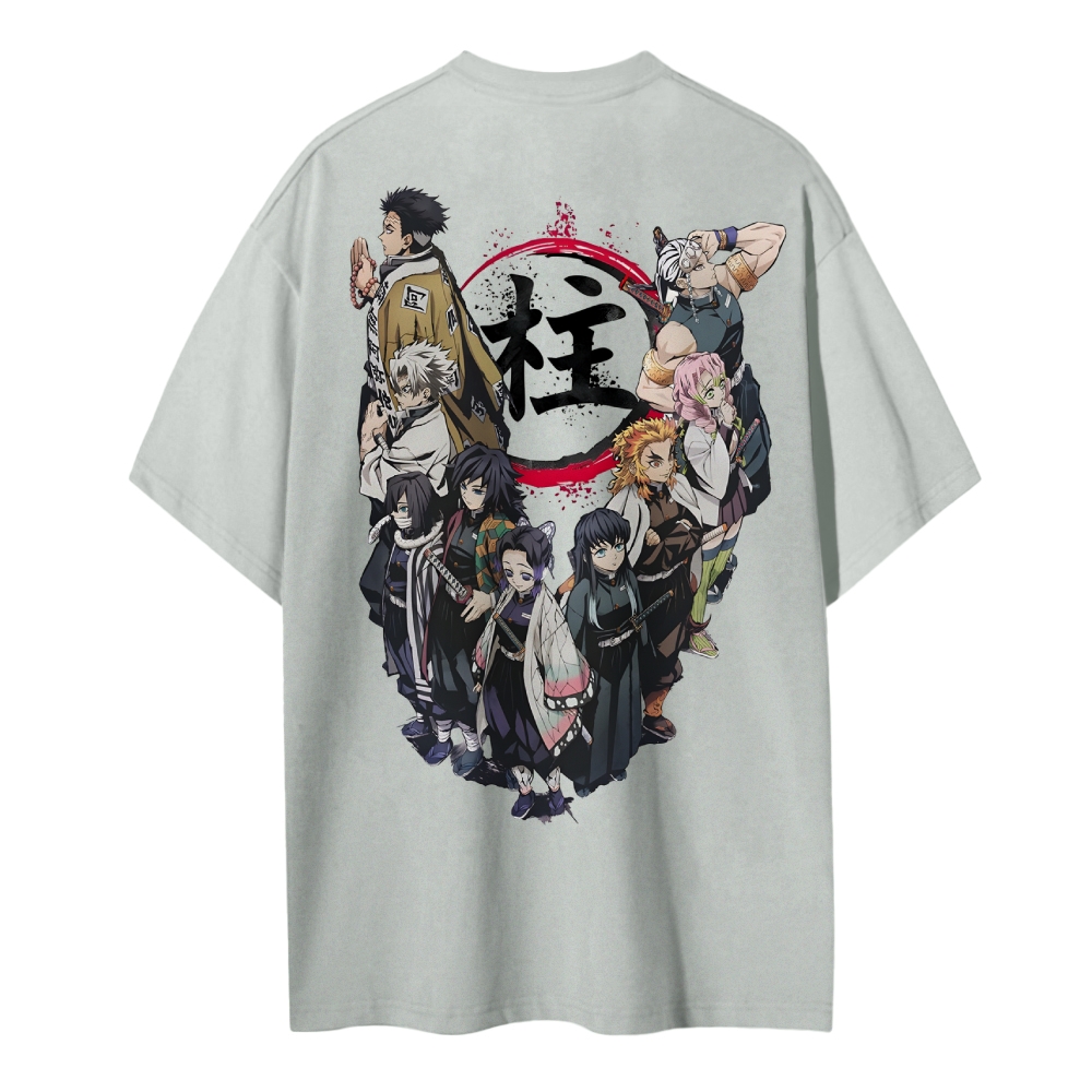 Demon Slayer Cotton Unisex Round Neck Anime T-shirt