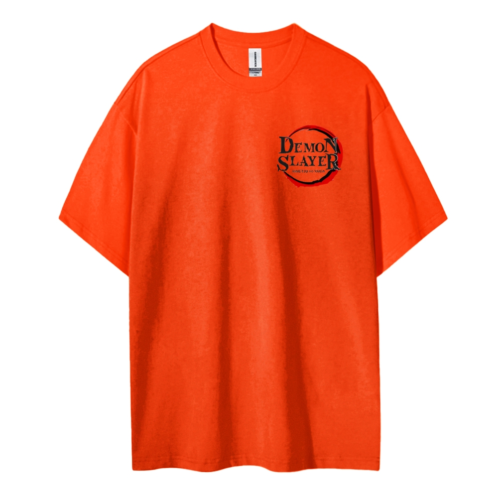 Demon Slayer Cotton Unisex Round Neck Anime T-shirt