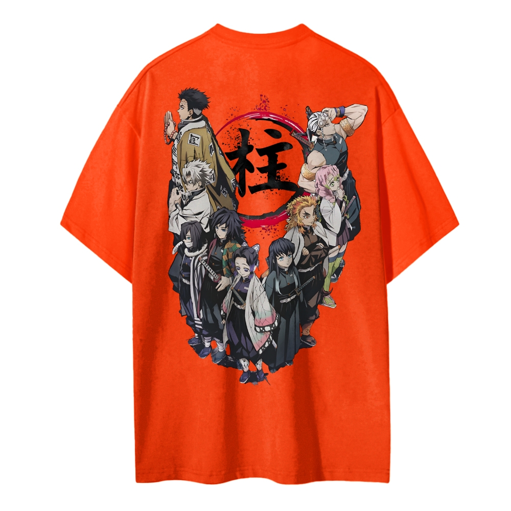 Demon Slayer Cotton Unisex Round Neck Anime T-shirt