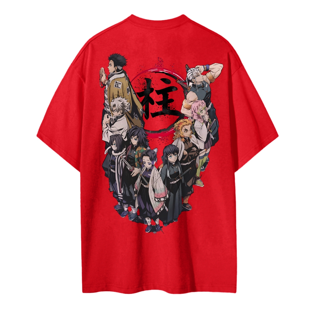 Demon Slayer Cotton Unisex Round Neck Anime T-shirt