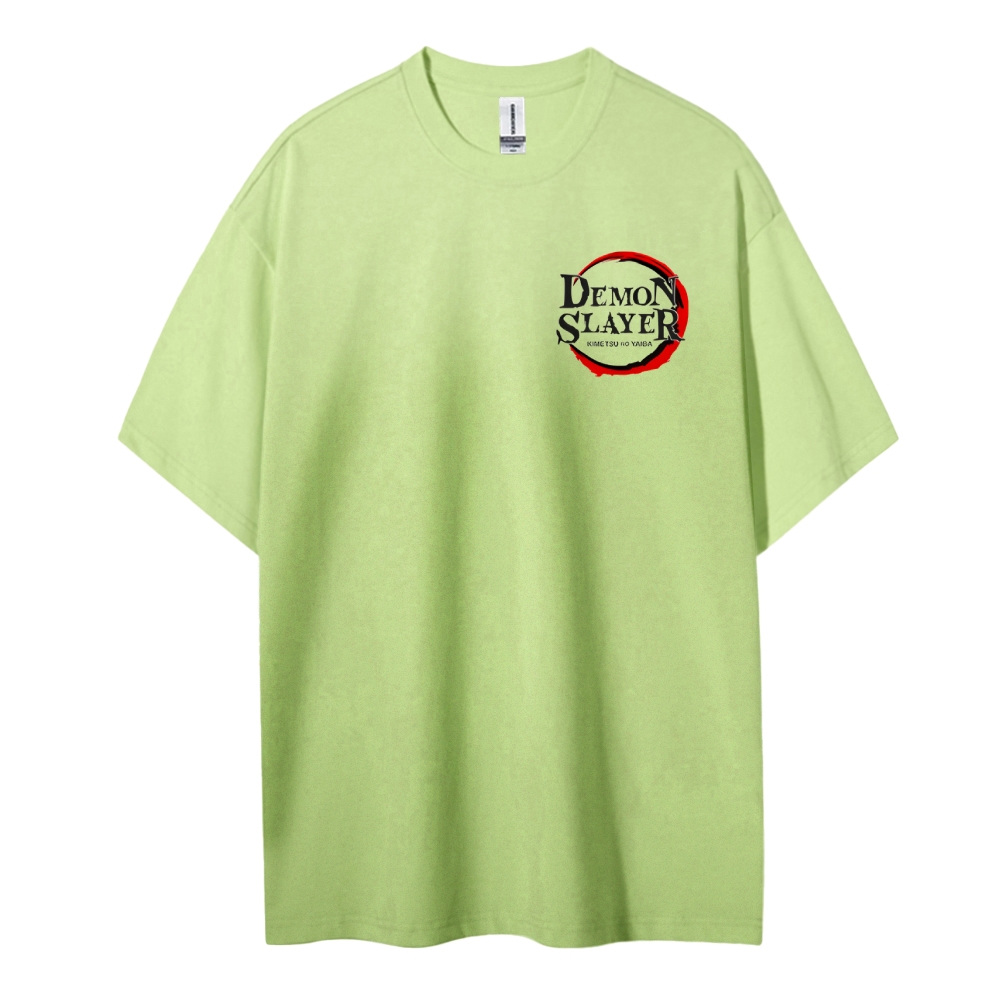 Demon Slayer Cotton Unisex Round Neck Anime T-shirt