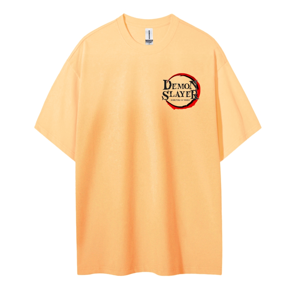 Demon Slayer Cotton Unisex Round Neck Anime T-shirt