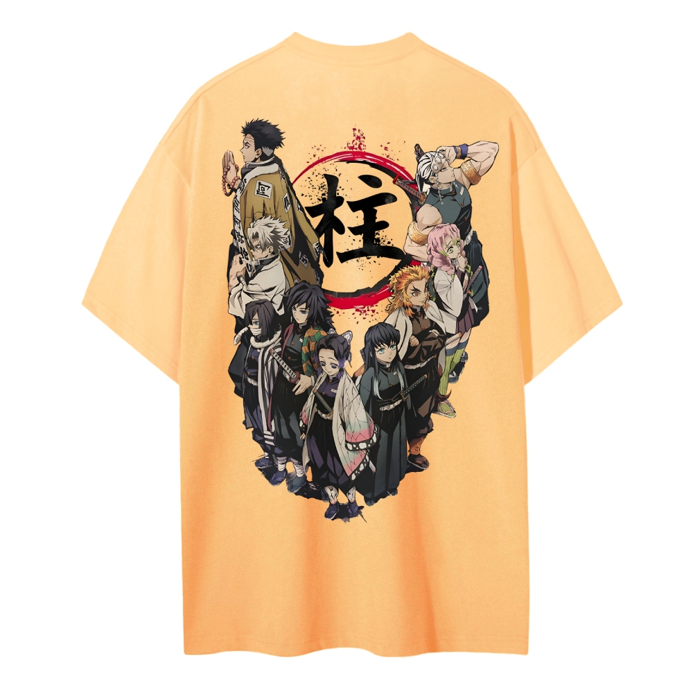 Demon Slayer Cotton Unisex Round Neck Anime T-shirt
