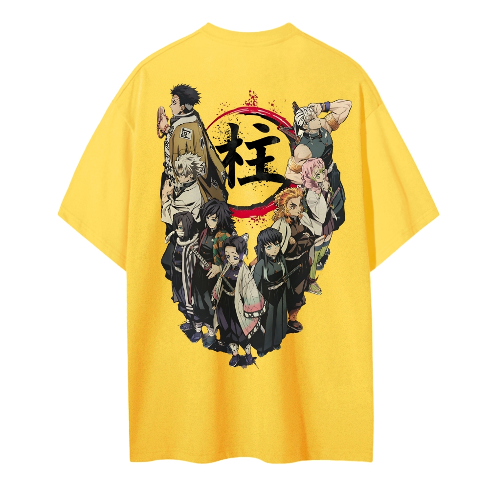 Demon Slayer Cotton Unisex Round Neck Anime T-shirt