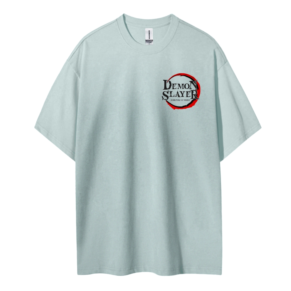 Demon Slayer Cotton Unisex Round Neck Anime T-shirt