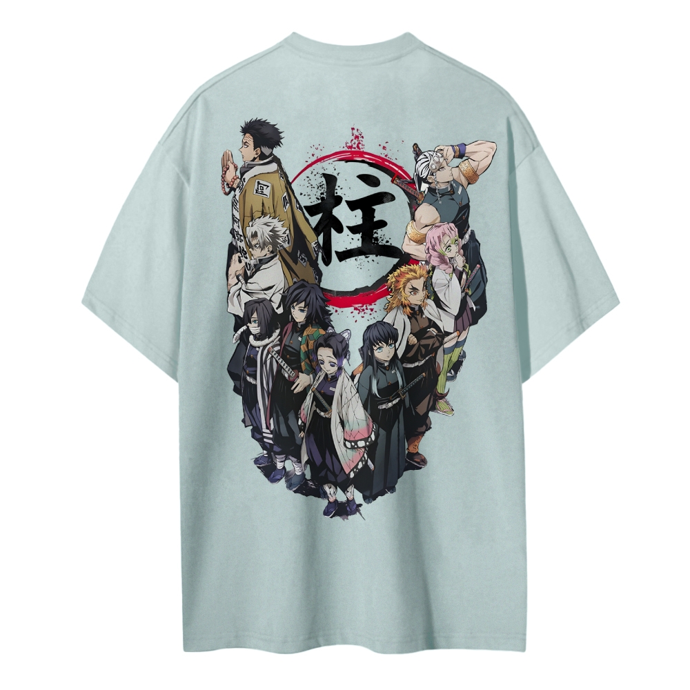 Demon Slayer Cotton Unisex Round Neck Anime T-shirt