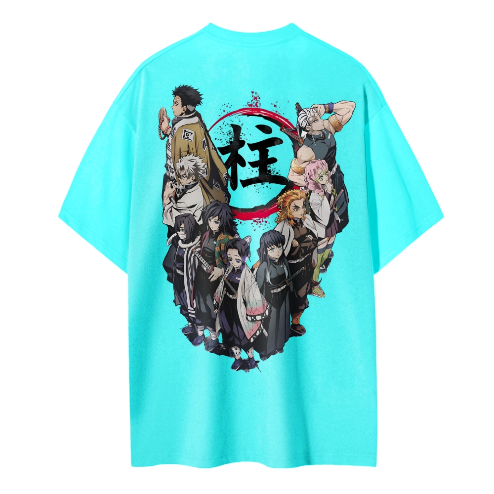 Demon Slayer Cotton Unisex Round Neck Anime T-shirt