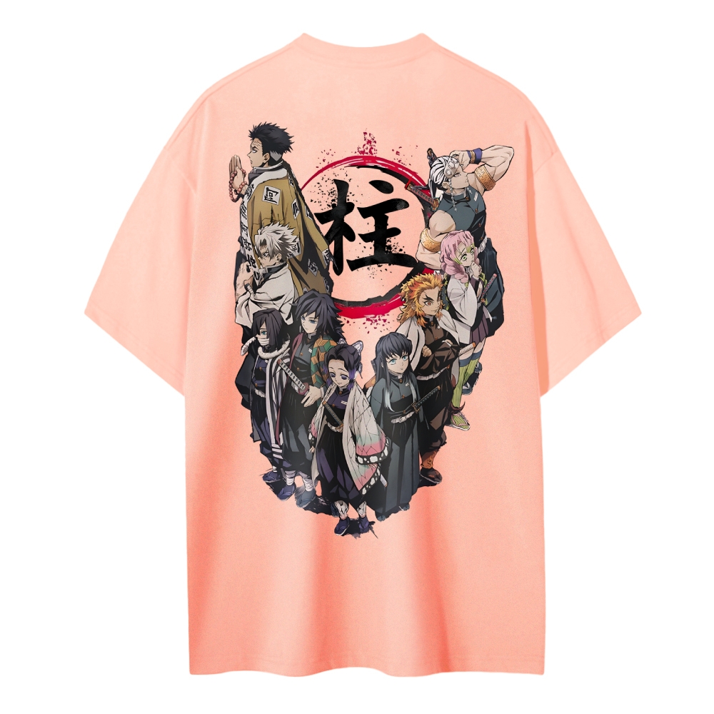 Demon Slayer Cotton Unisex Round Neck Anime T-shirt
