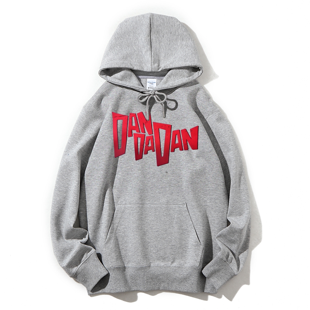 DANDADAN Cotton Unisex Patterned Fashion Hoodie