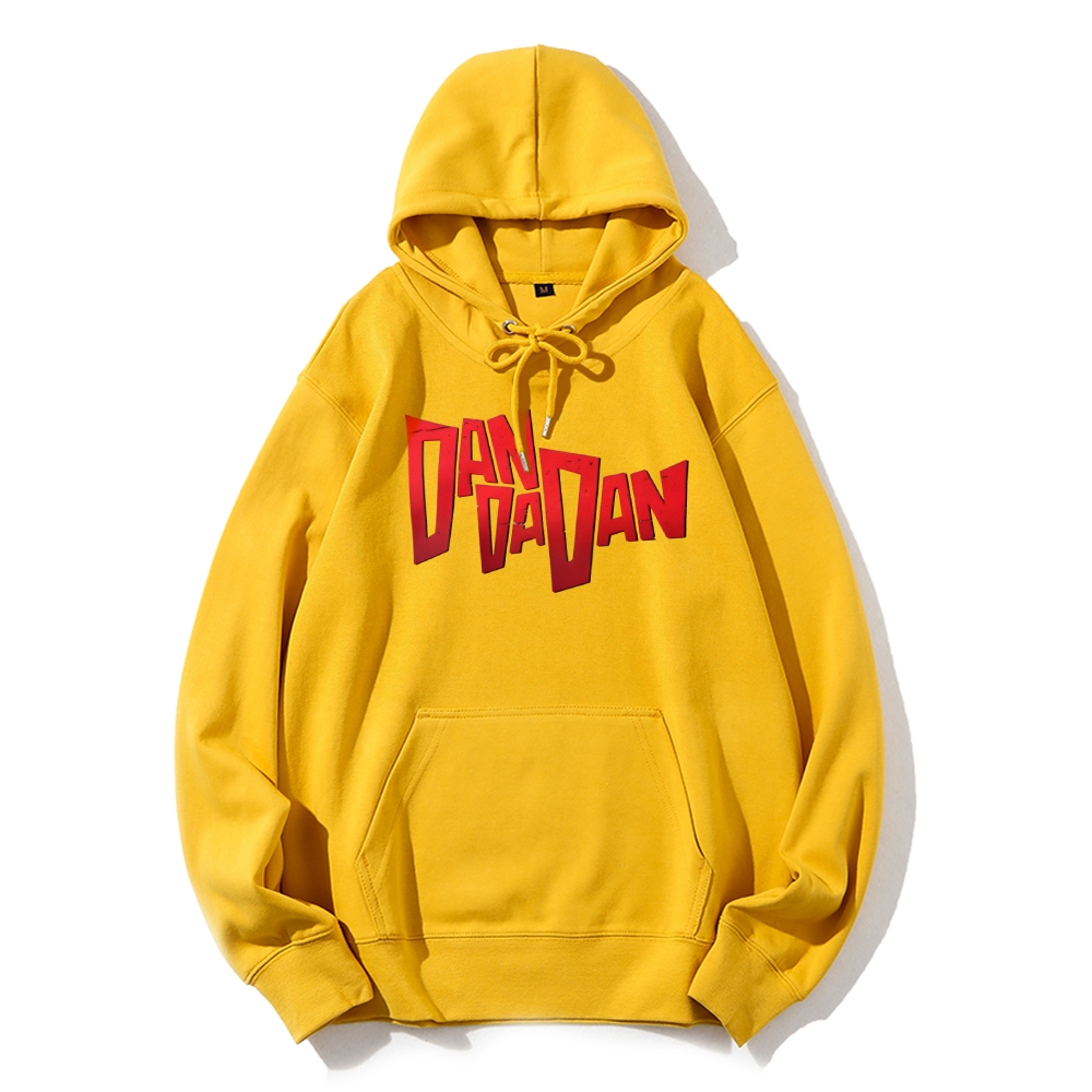 DANDADAN Cotton Unisex Patterned Fashion Hoodie