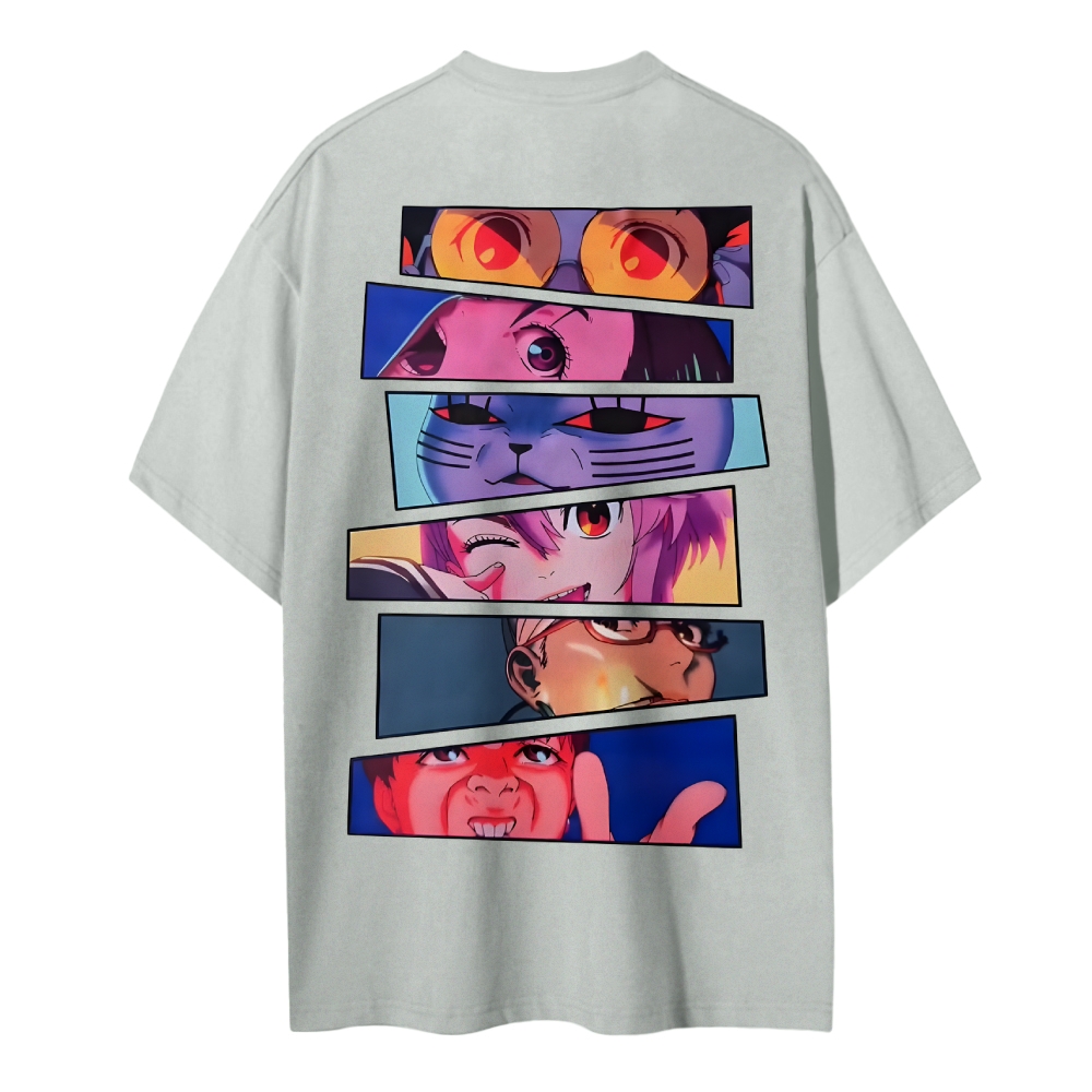 DANDADAN Cotton Unisex Round Neck Anime T-shirt