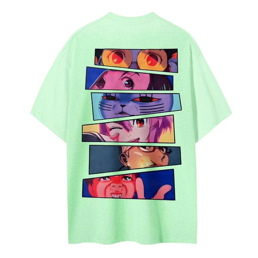 DANDADAN Cotton Unisex Round Neck Anime T-shirt