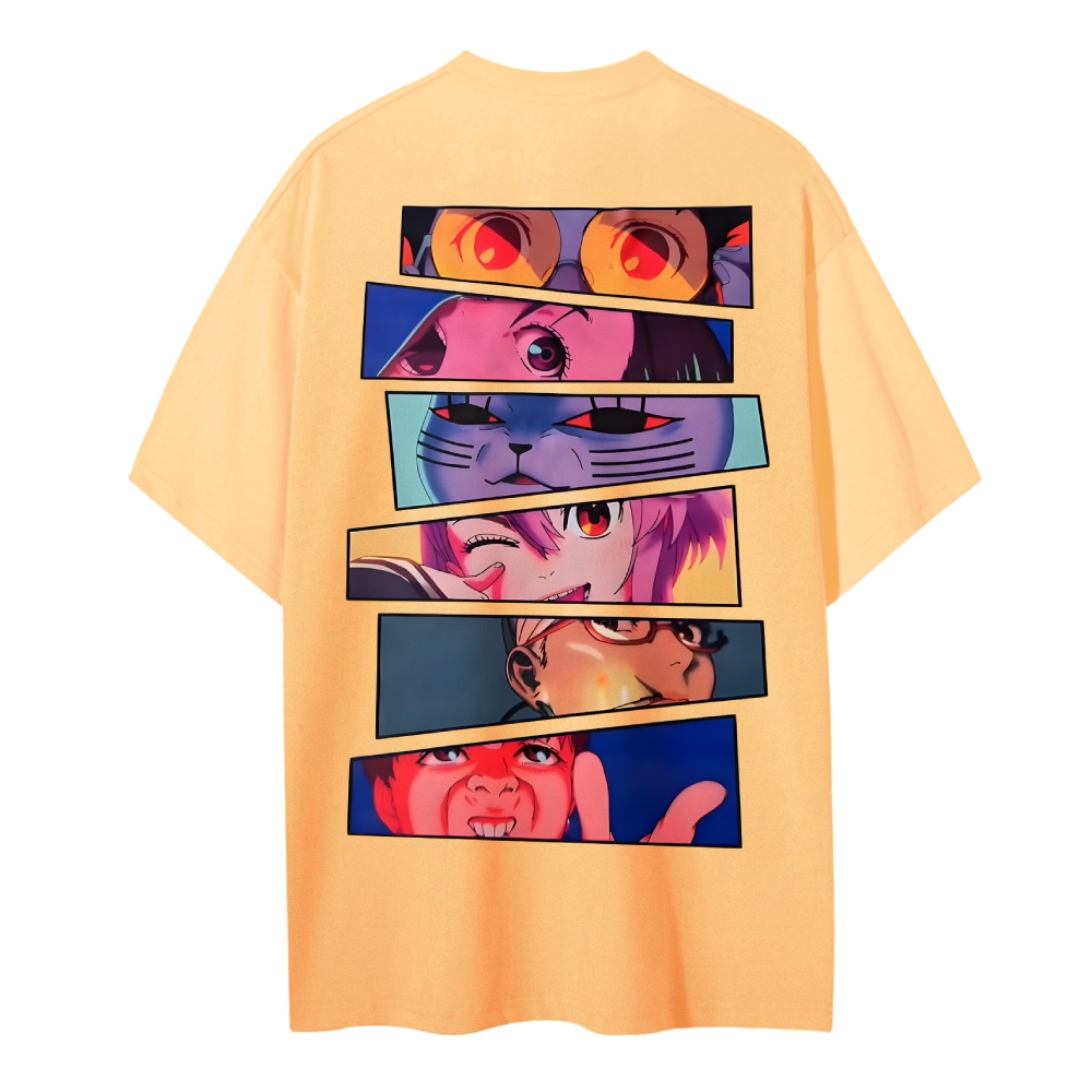 DANDADAN Cotton Unisex Round Neck Anime T-shirt