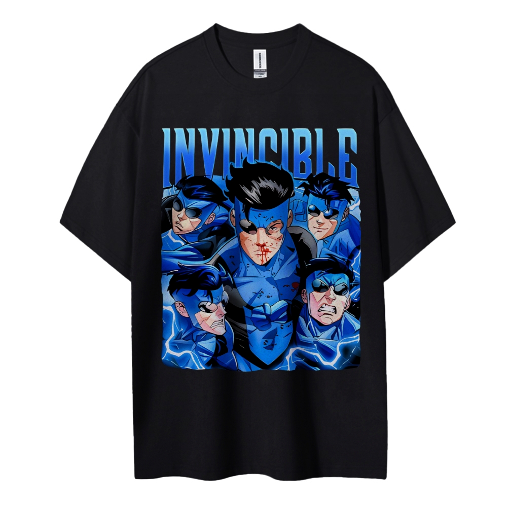 Invincible Cotton Unisex Crew Neck Anime T-shirt