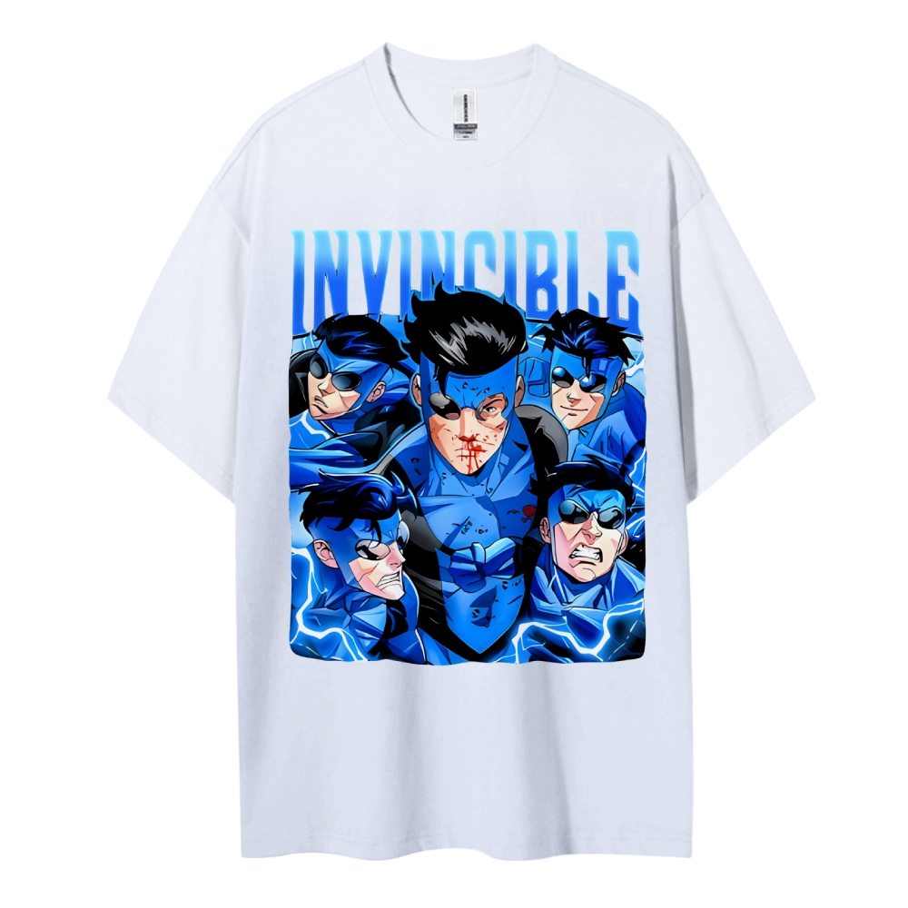 Invincible Cotton Unisex Crew Neck Anime T-shirt