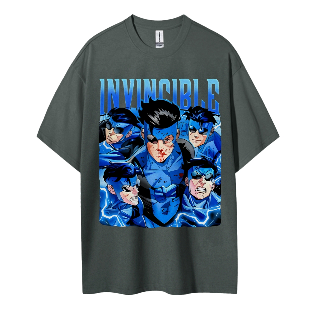 Invincible Cotton Unisex Crew Neck Anime T-shirt