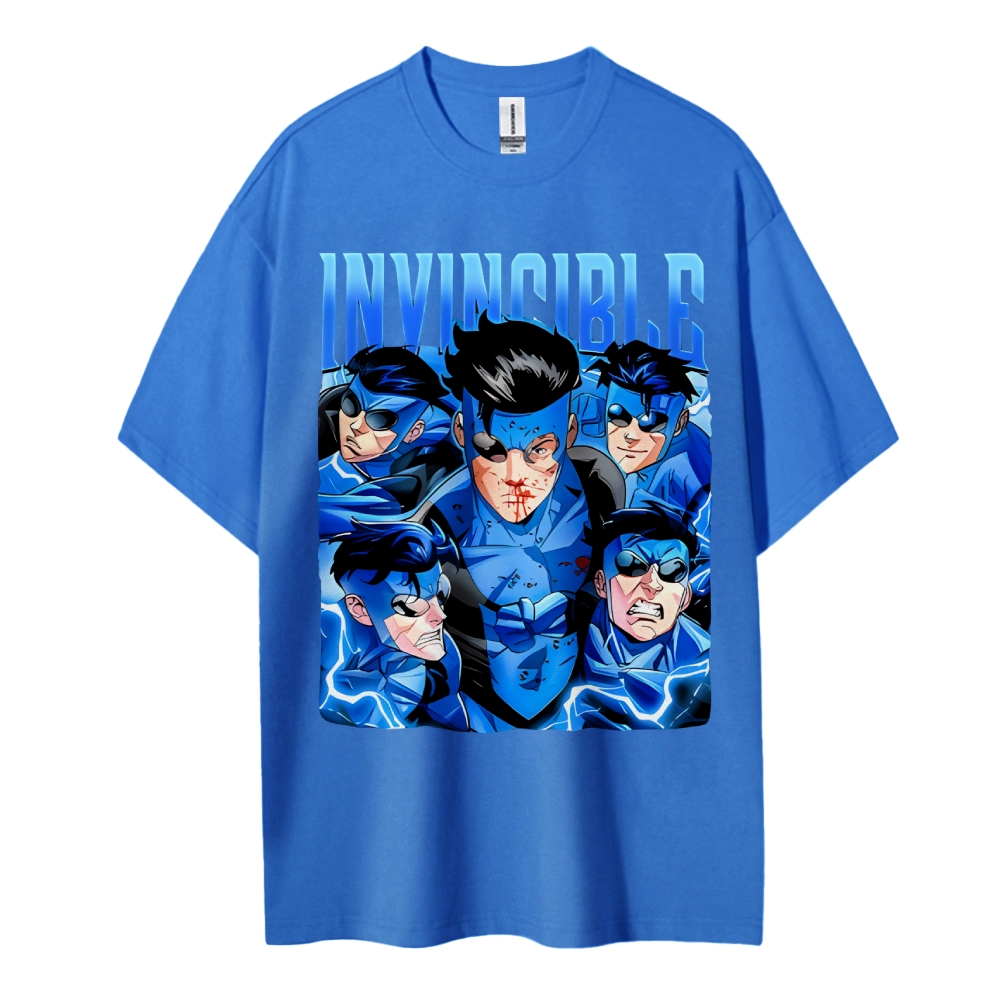 Invincible Cotton Unisex Crew Neck Anime T-shirt