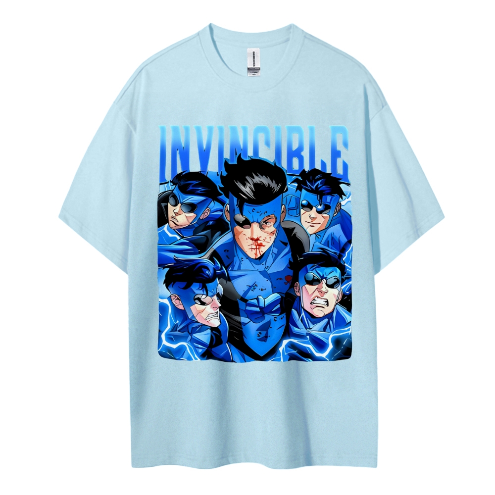 Invincible Cotton Unisex Crew Neck Anime T-shirt