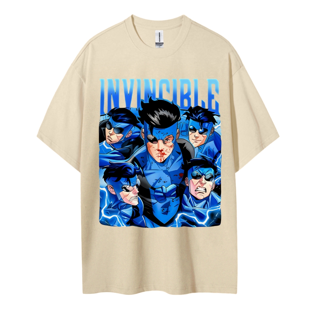 Invincible Cotton Unisex Crew Neck Anime T-shirt