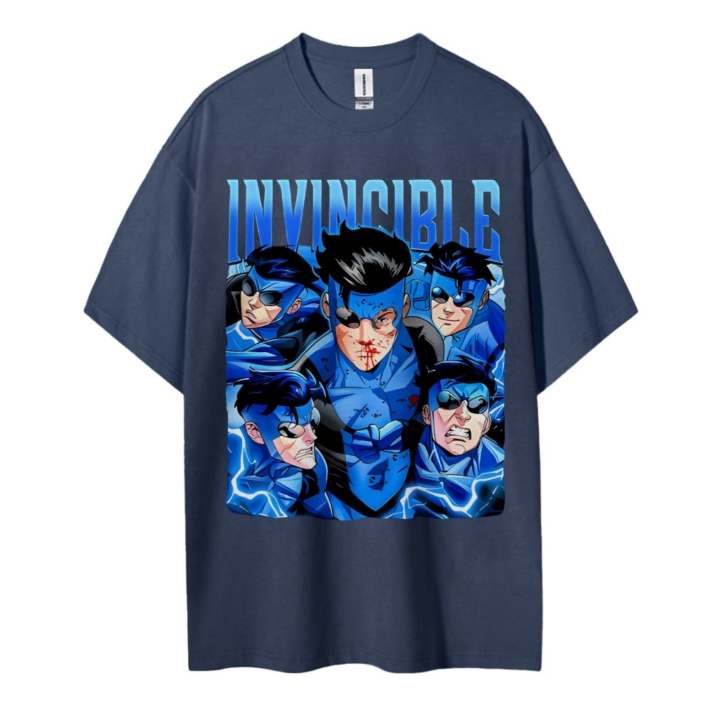 Invincible Cotton Unisex Crew Neck Anime T-shirt