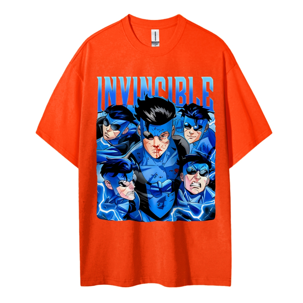 Invincible Cotton Unisex Crew Neck Anime T-shirt