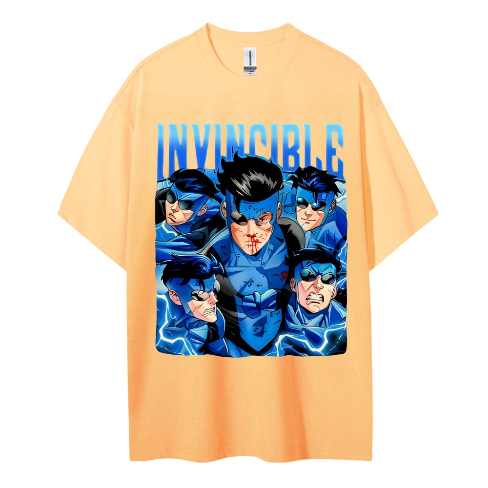 Invincible Cotton Unisex Crew Neck Anime T-shirt