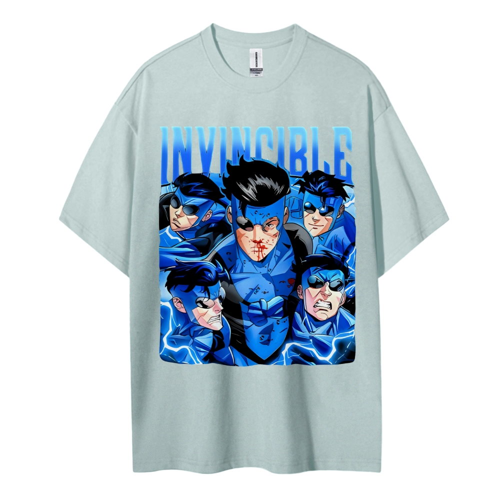 Invincible Cotton Unisex Crew Neck Anime T-shirt