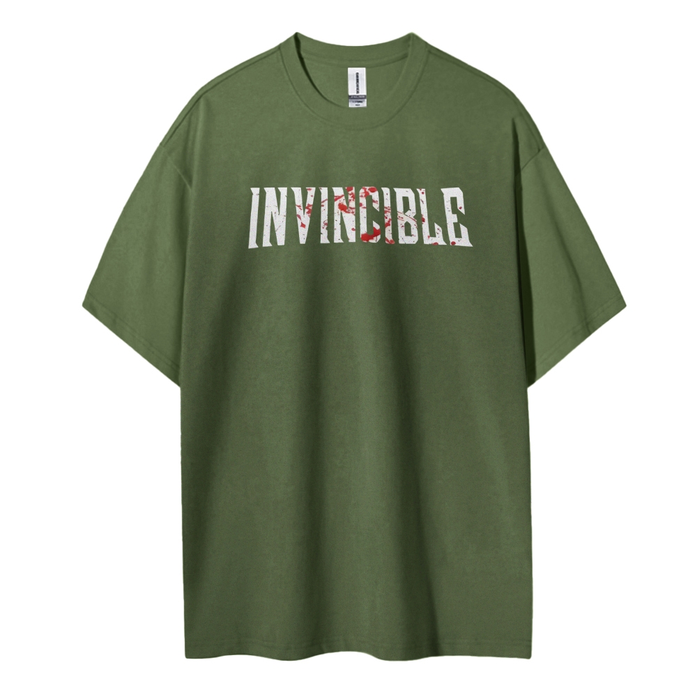Invincible Cotton Unisex Crew Neck Anime T-Shirt