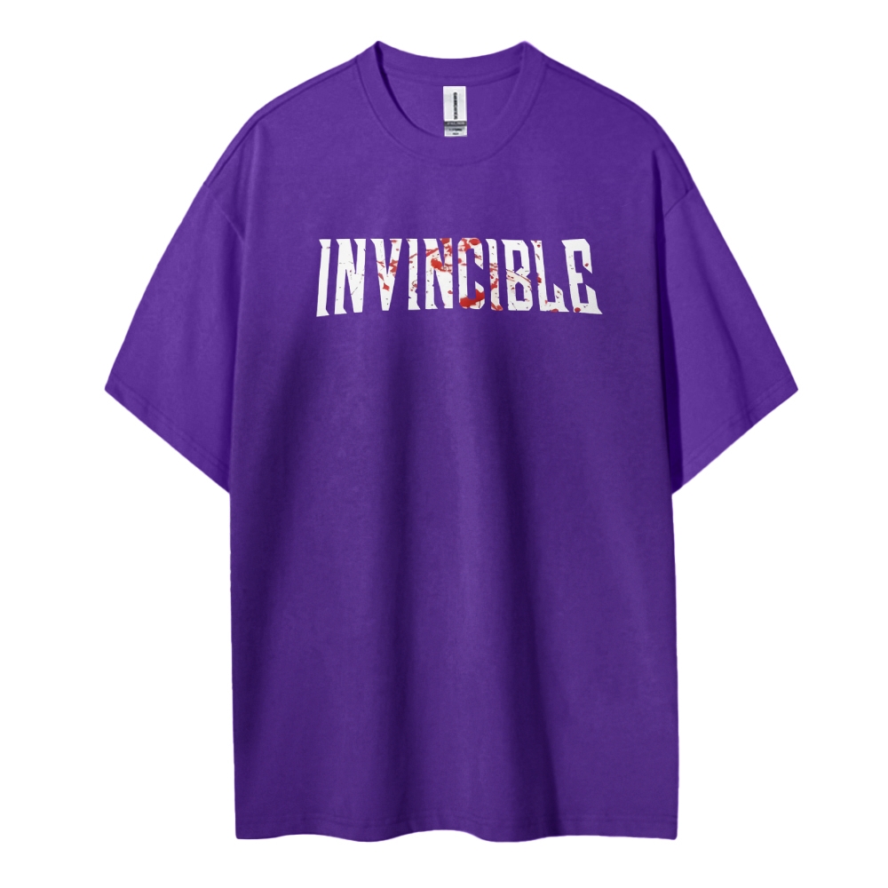 Invincible Cotton Unisex Crew Neck Anime T-Shirt