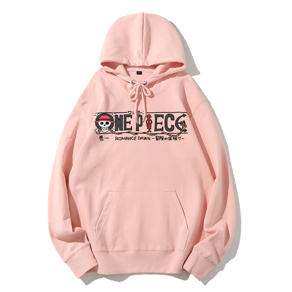 Unisex pure cotton hoodid sweatshirt Luffy