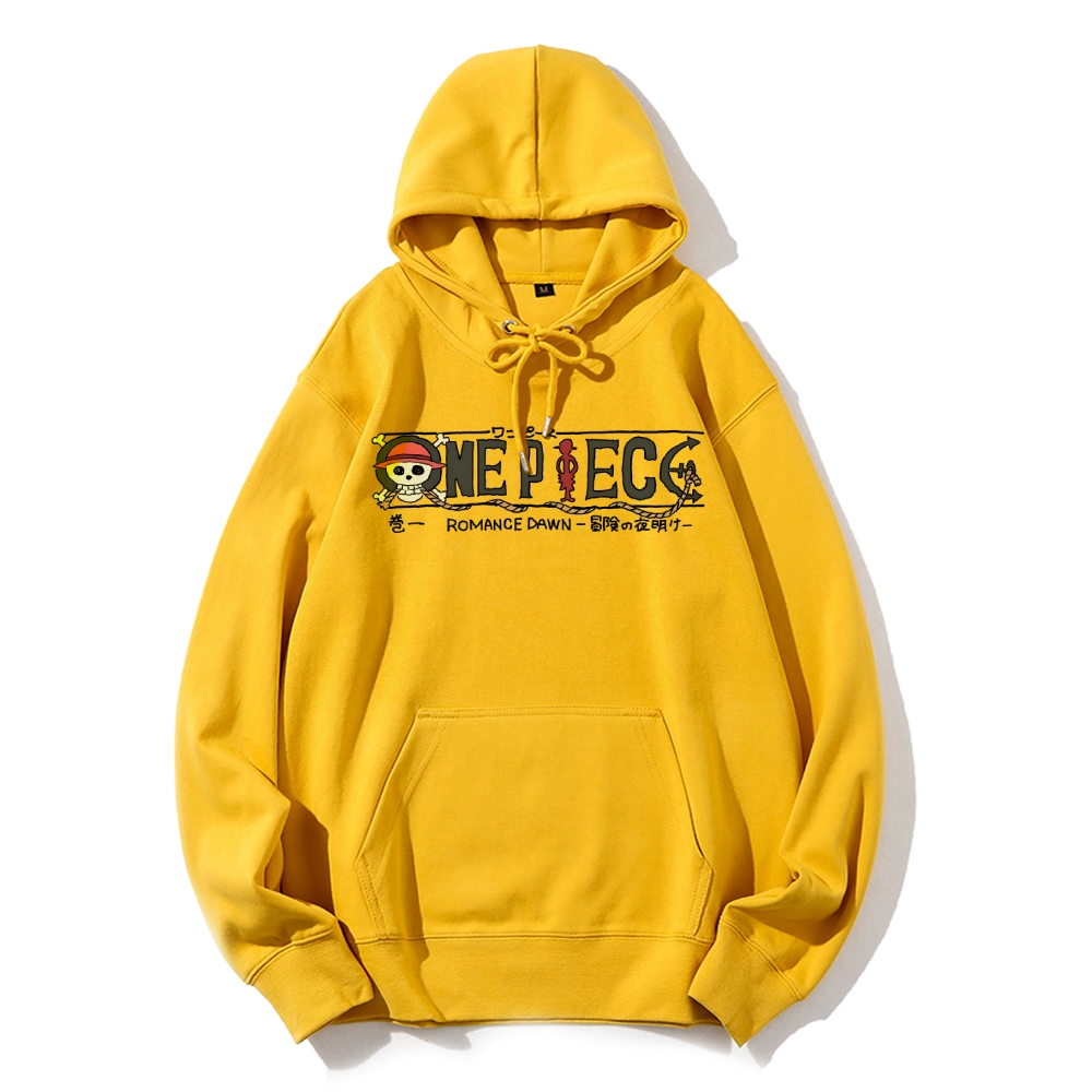 Unisex pure cotton hoodid sweatshirt Luffy