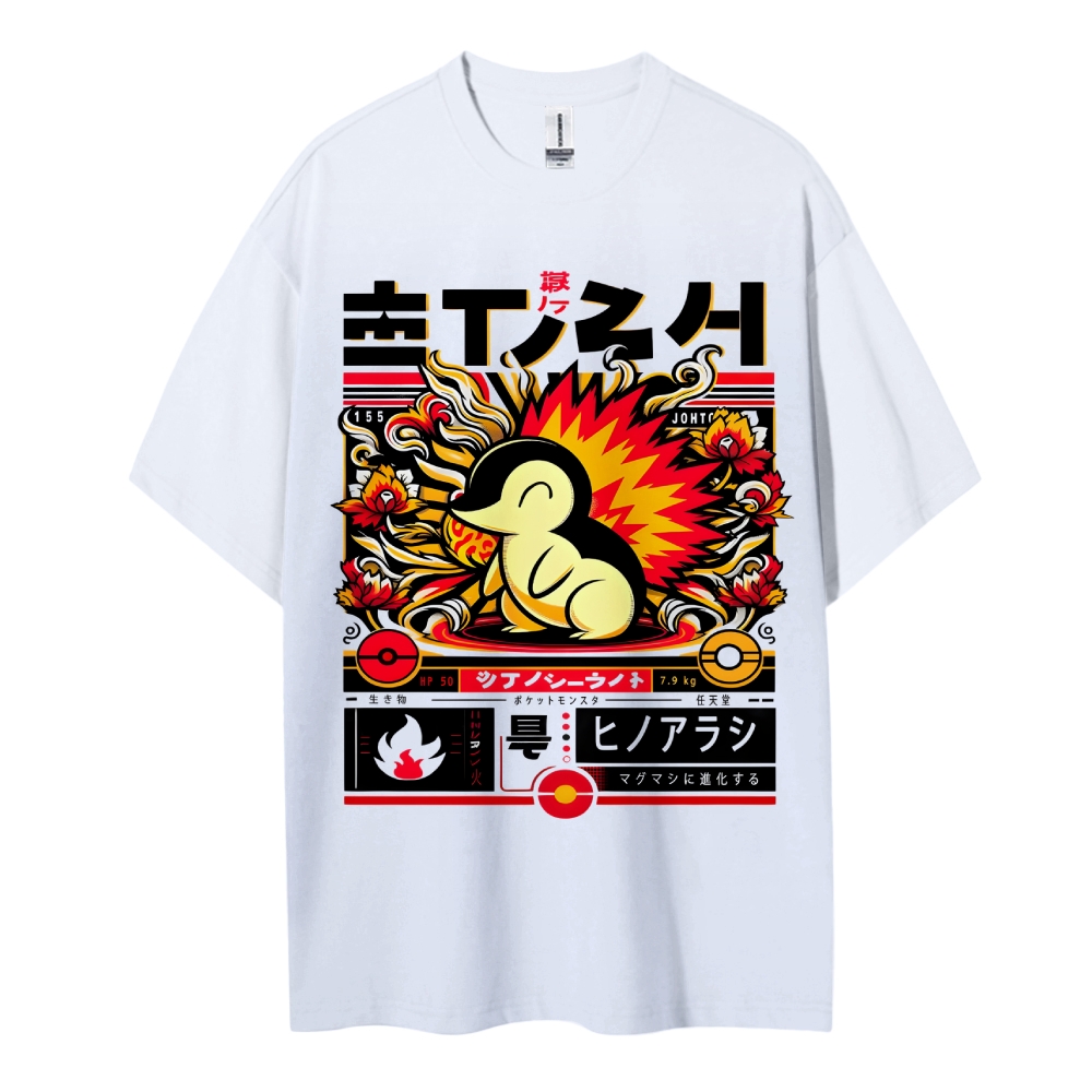 Pokemon Cotton Unisex Crew Neck Anime T-Shirt