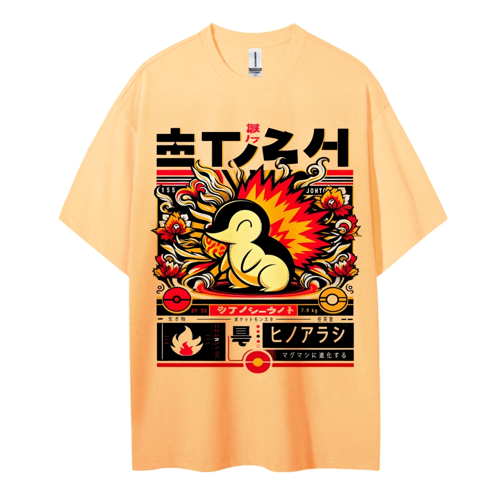 Pokemon Cotton Unisex Crew Neck Anime T-Shirt
