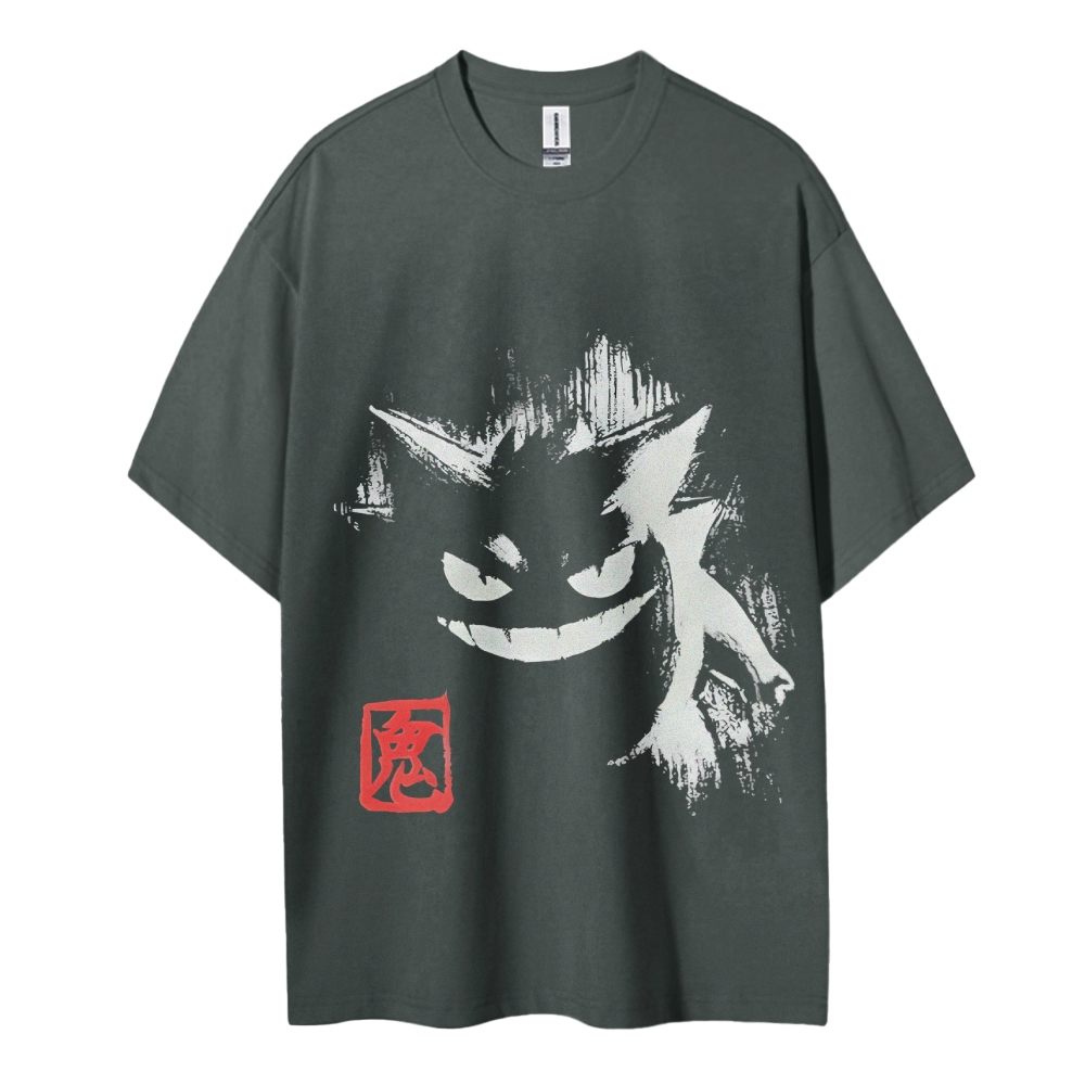 Pokemon Cotton Unisex Round Neck Anime T-Shirt